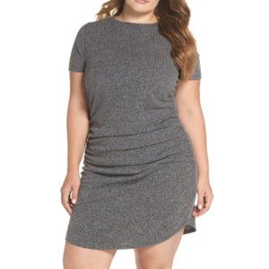 BP. - Ruched Ribbed Body-Con Dress